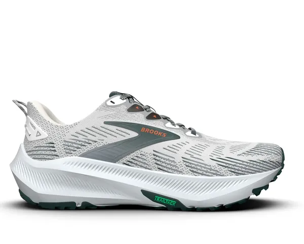 Brooks M Brooks Ghost Trail Gray/Green/White