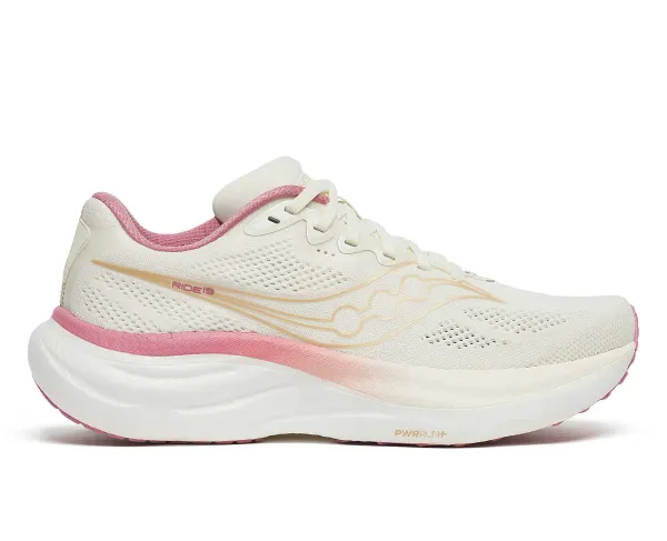 Saucony W Saucony Ride 19 Vanilla | Mauve