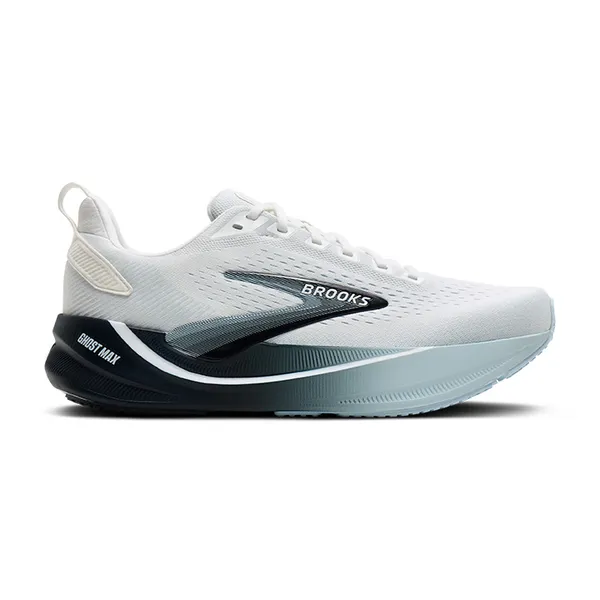Brooks M Brooks Ghost Max 4 White/Navy/Blue