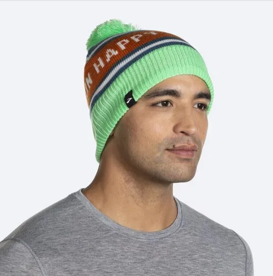 Brooks Brooks Heritage Pom Beanie Blue