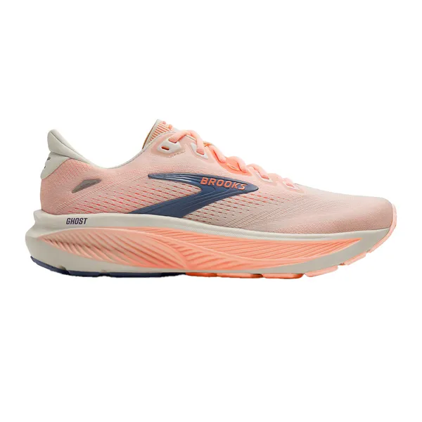 Brooks W Brooks Ghost 18 Gray/Peach/White