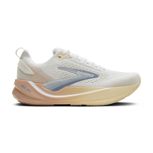 Brooks W Brooks Ghost Max 4 White/Rose/Rutabaga