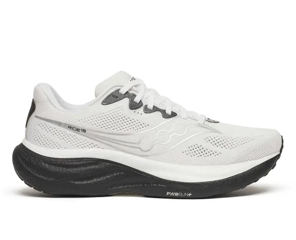 Saucony M Saucony Ride 19 Black/White