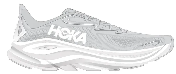 Hoka W Hoka Clifton 10 COSMIC GREY / STARDUST
